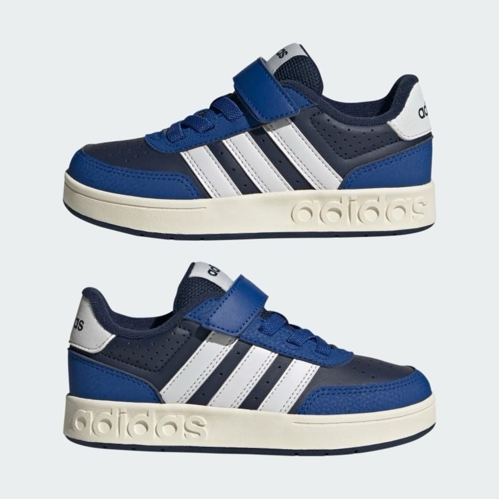 Adidas Kids Breakbase C JQ3691 Navy White Sneakers Size 12K 12 Shoes